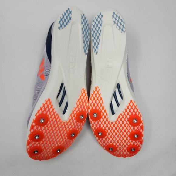 Adidas Track & Field Shoes Mens 11 Purple Adizero Avanti TYO 3 Stripes Mesh - Picture 7 of 8